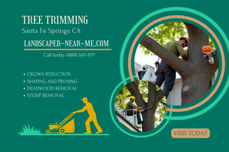 Tree Trimming Santa Fe Springs CA | Commercial Landscaper Santa Fe Springs CA